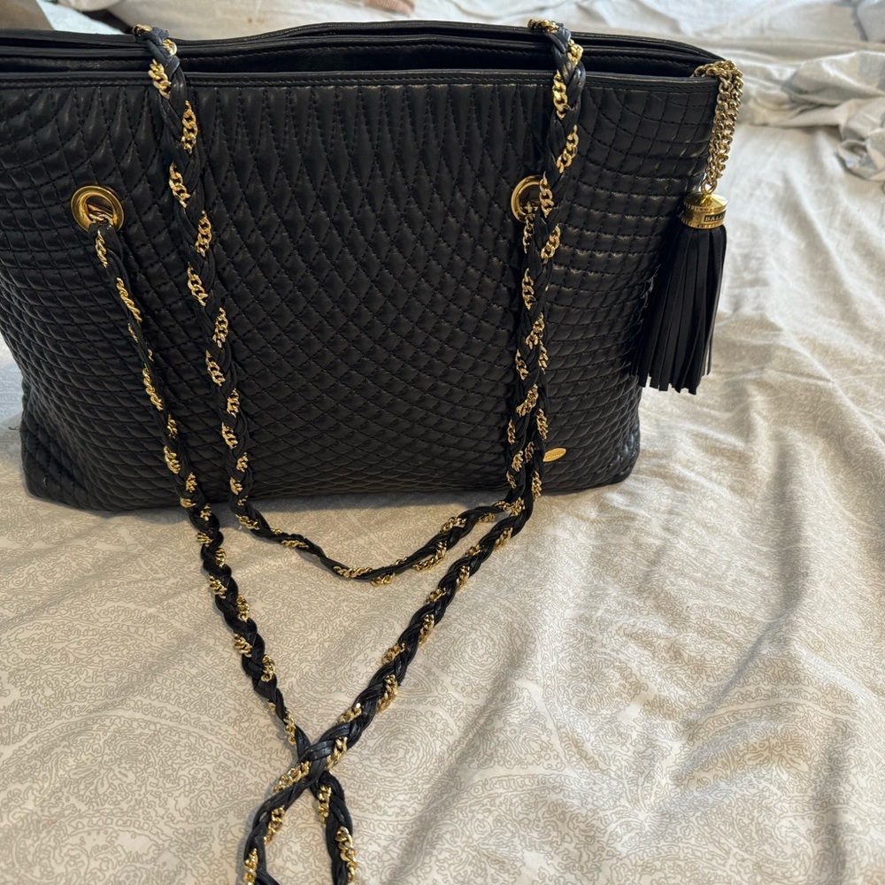Bally Black Leather Shoulder